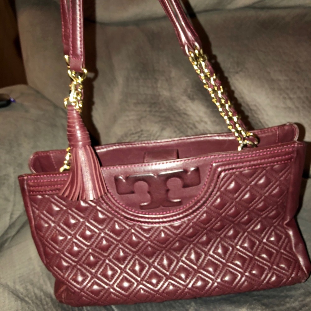 Tory Burch Fleming Open Shoulder Tote